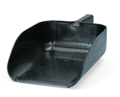 Feed scoop &quot;shovel-model&quot; plastic black