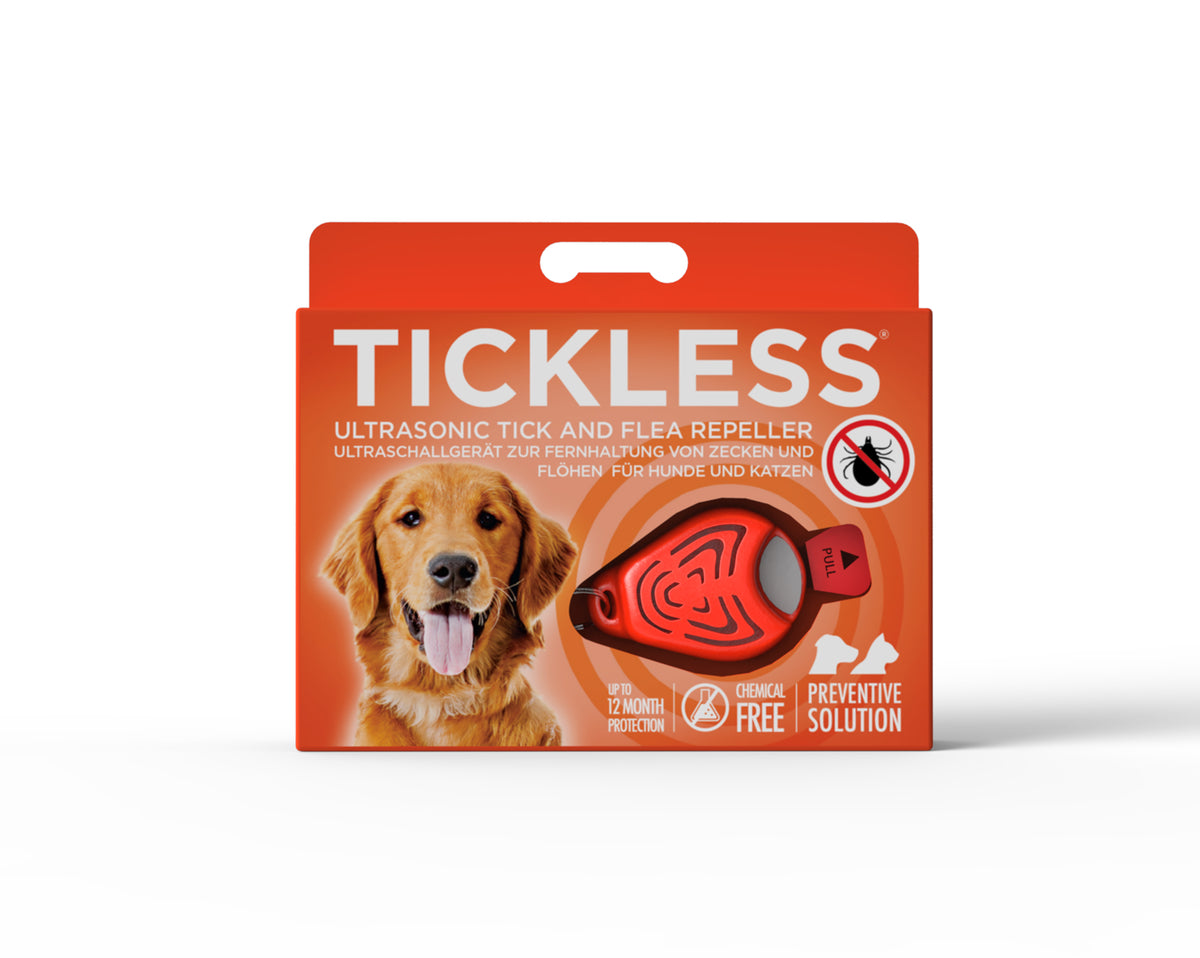 Tickless Pet orange up to 12 Months protection