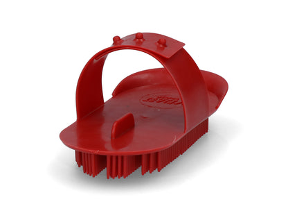 Curry comb Original Sarvis red 130 x 65 mm