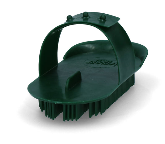 Curry comb Original Sarvis green 130 x 65 mm