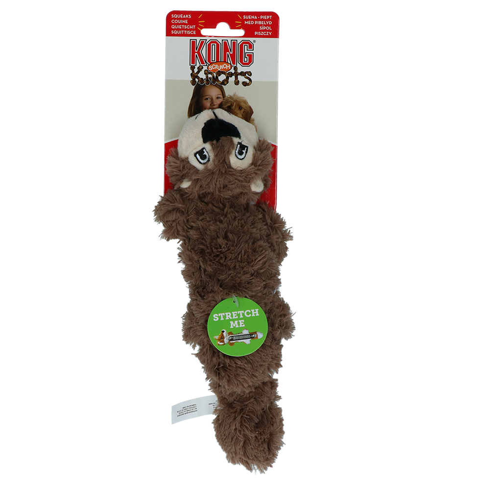 KONG Scrunch Knots Squirrel S/M