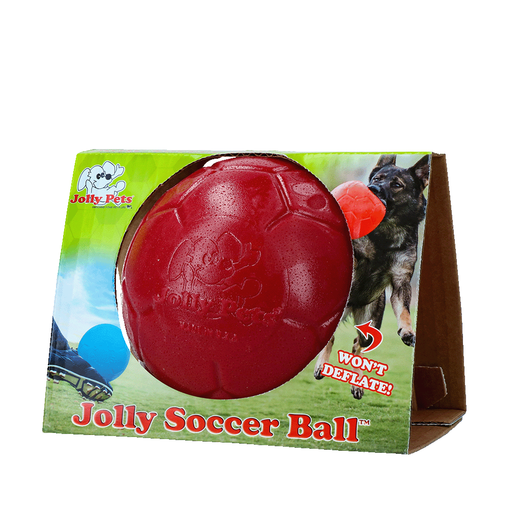 Jolly Soccer Ball 15cm Rood