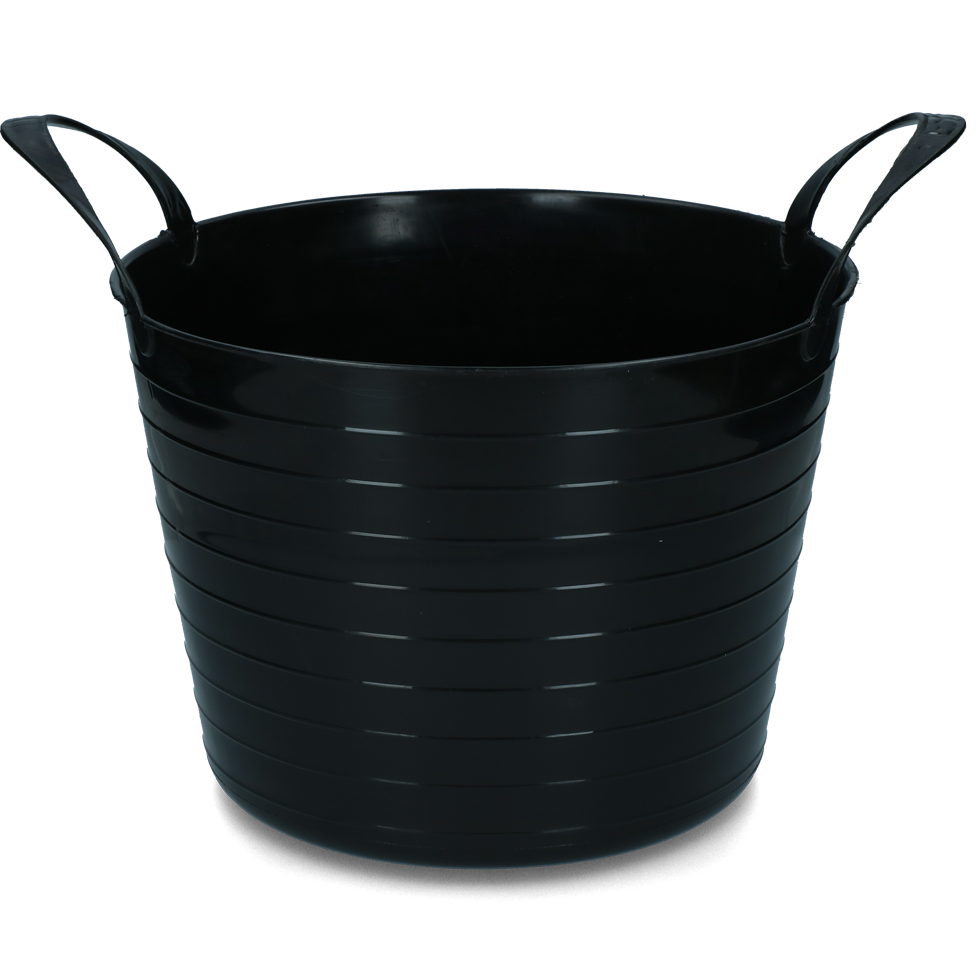 Bucket V-Trug Flexi black 40 l