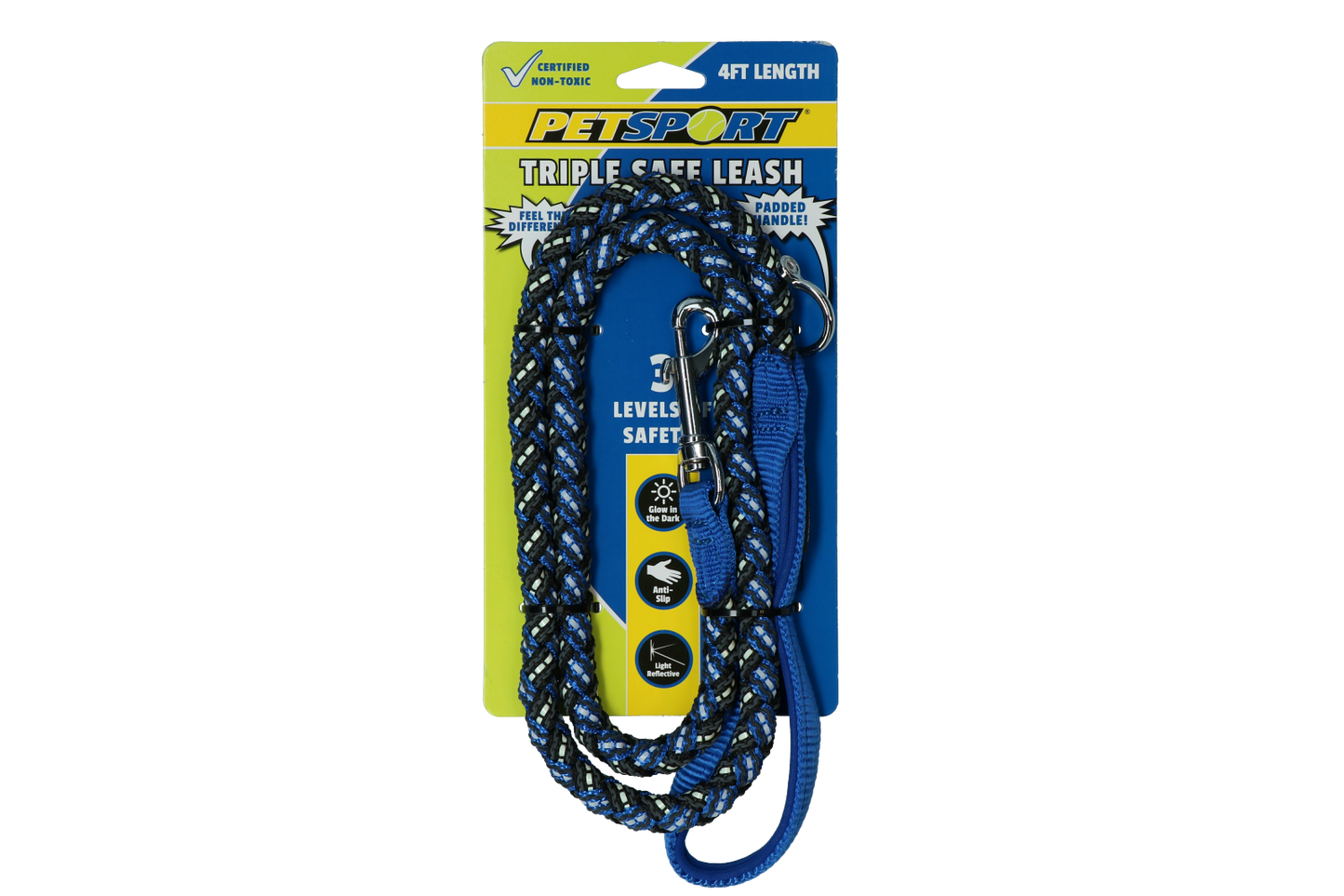 Triple Safe 6ft Leash Blue