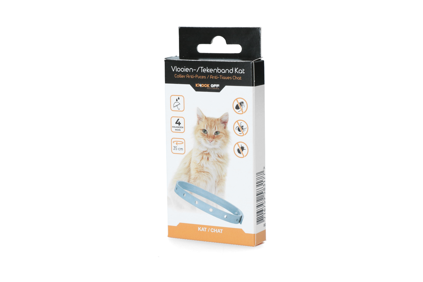 Knock Pest flea tick collar 33 cm cat NL + FR