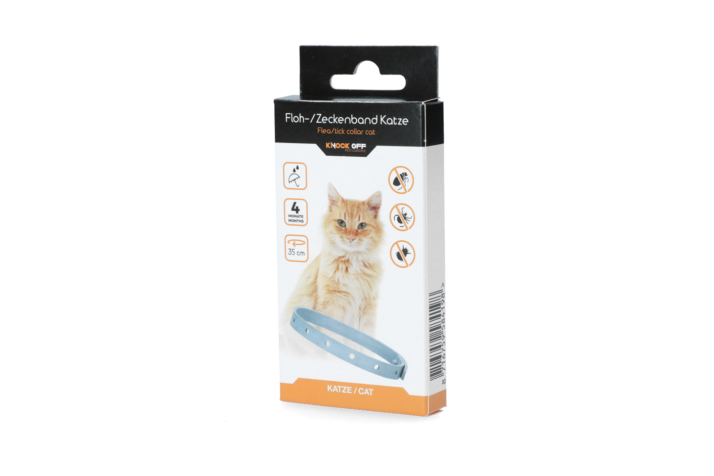 Knock Pest flea tick collar 33 cm cat GE + ENG