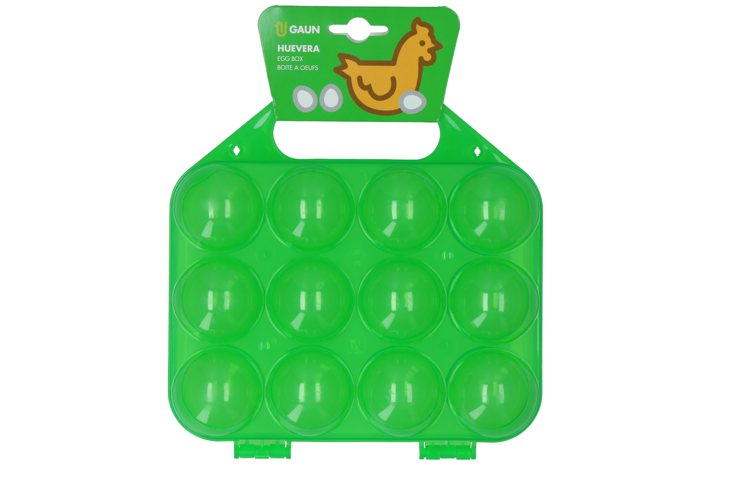 Poultry egg tray Lime 12 pcs.