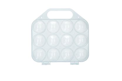 Poultry egg tray clear 12 pcs.