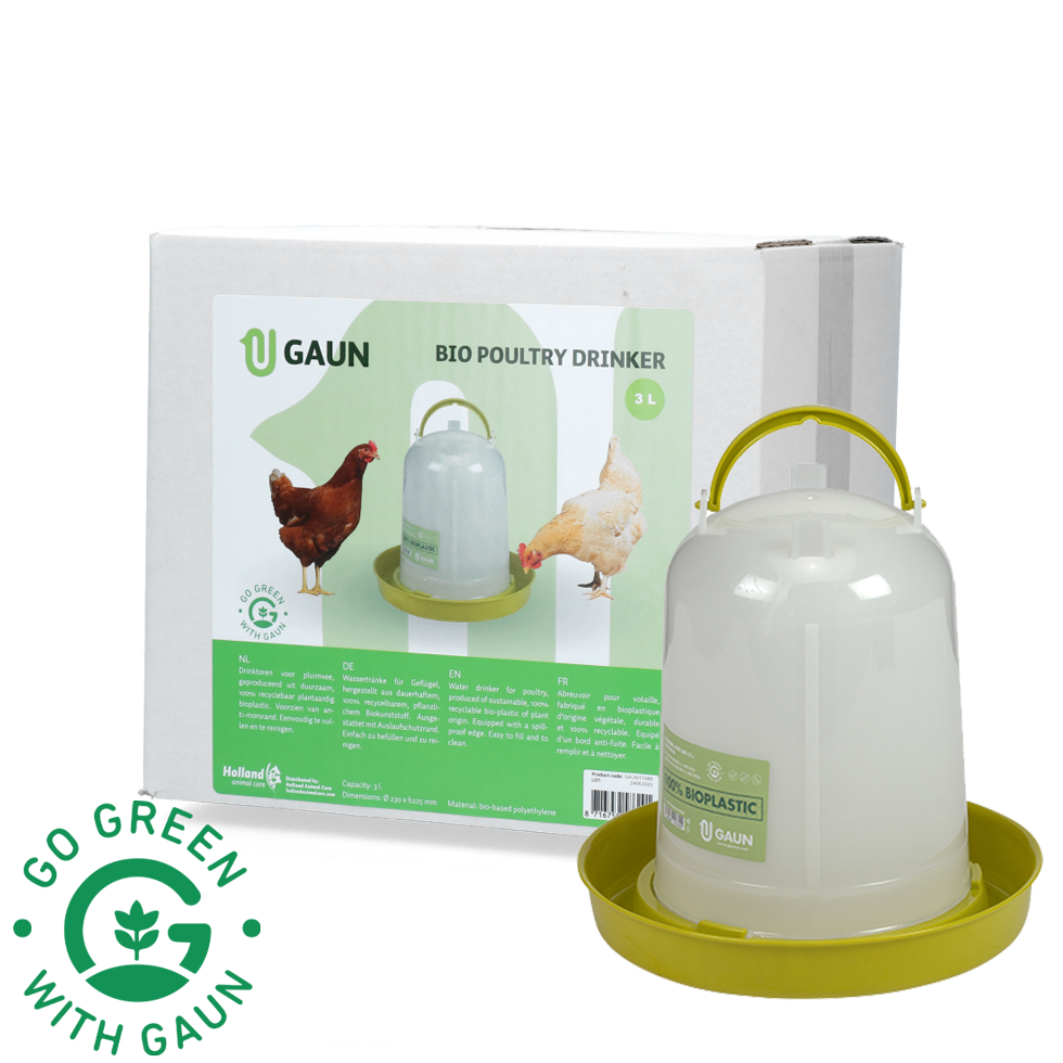 Poultry drinker 1.5 l Bio green lemon