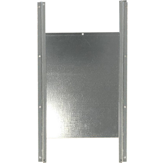 Poultry sliding door metal