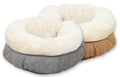 AFP Lambswool Donut Bed TAN