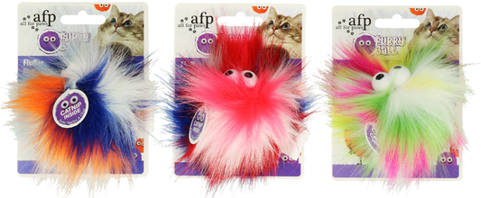 AFP Furry Fluffy Ball Orange