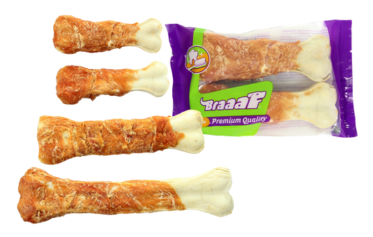 Braaaf Pressed Chicken Bones 12.5 cm (2 pcs)