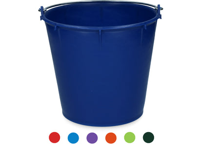 Bucket 7 l with handle bordeaux