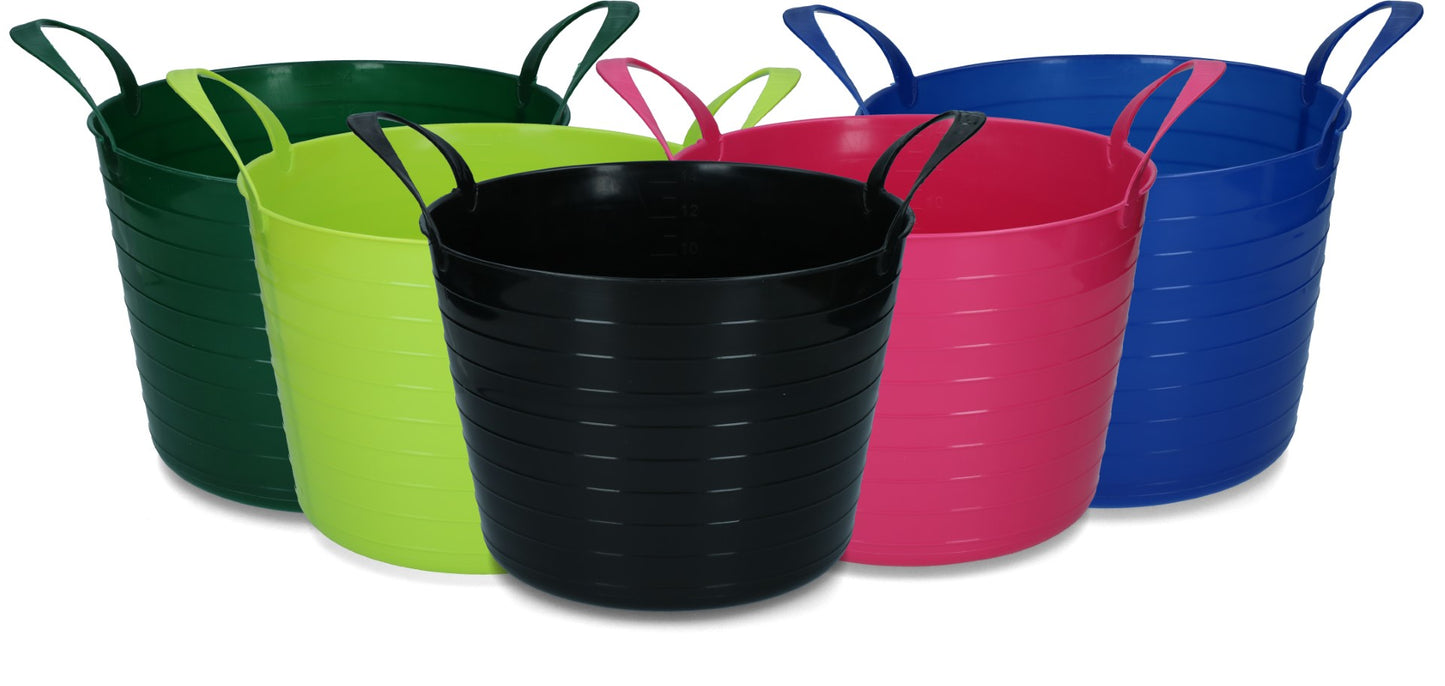 Bucket V-Trug Flexi Blue 14 l