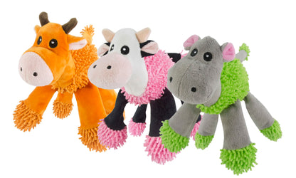 Fuzzle Giraffe with 5 squeakers