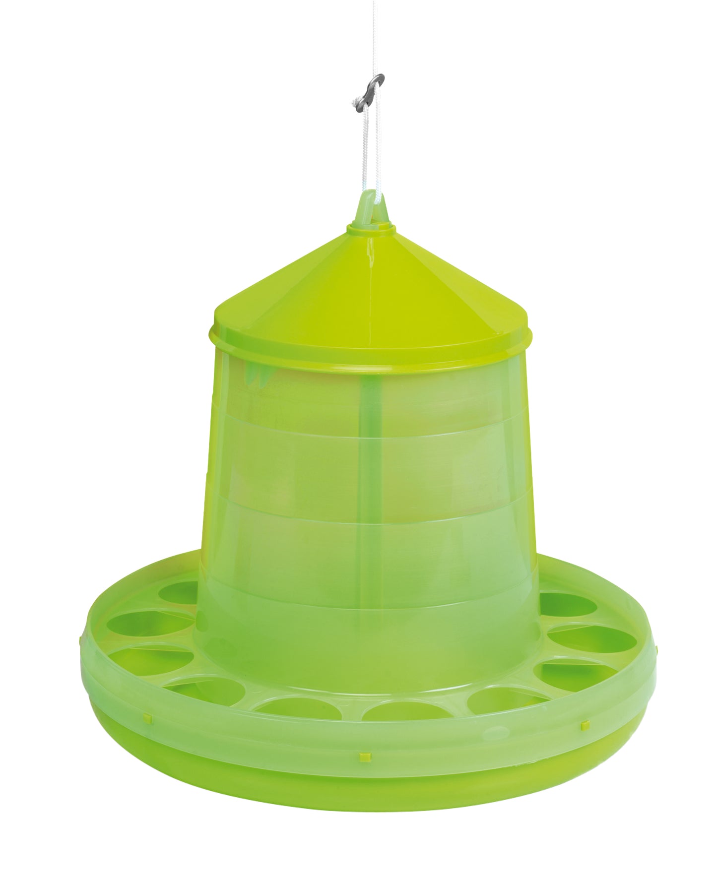 Poultry feeder 4 kg green lemon