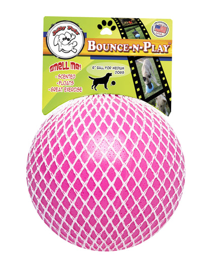 Jolly Ball Bounce-n Play 11cm Pink (Bubble Gum Smell)