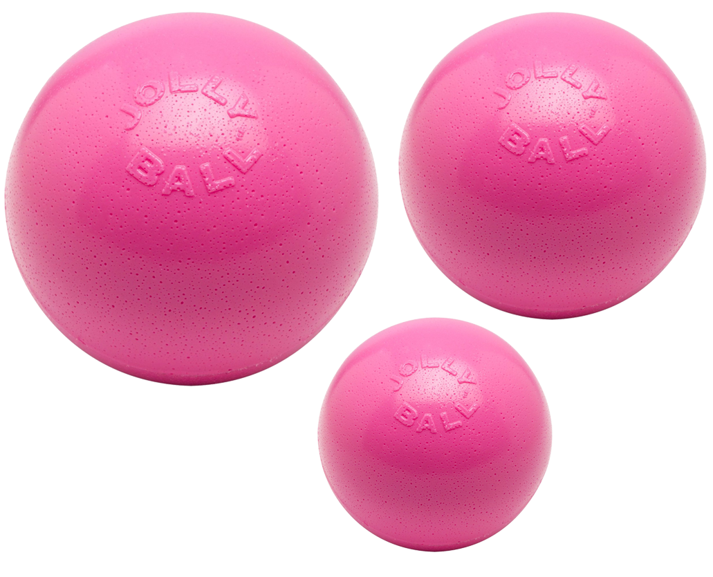 Jolly Ball Bounce-n Play 11cm Pink (Bubble Gum Smell)