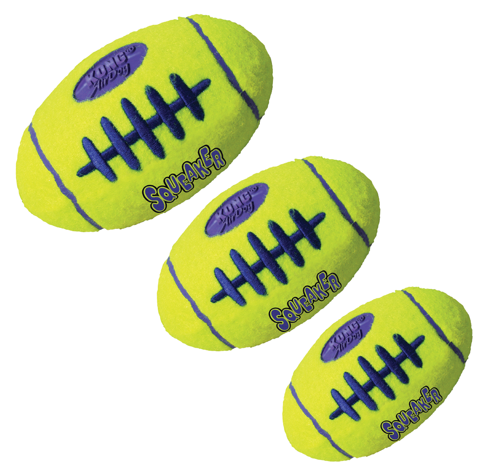 KONG Air Squeaker Football Small