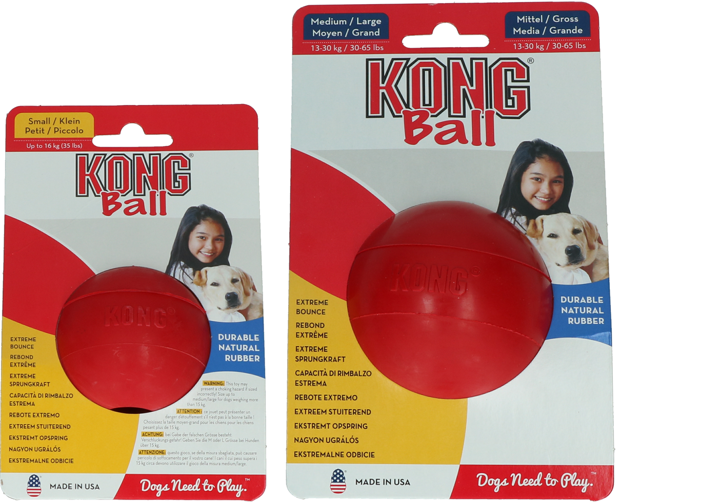 KONG Ball w/Hole M/L