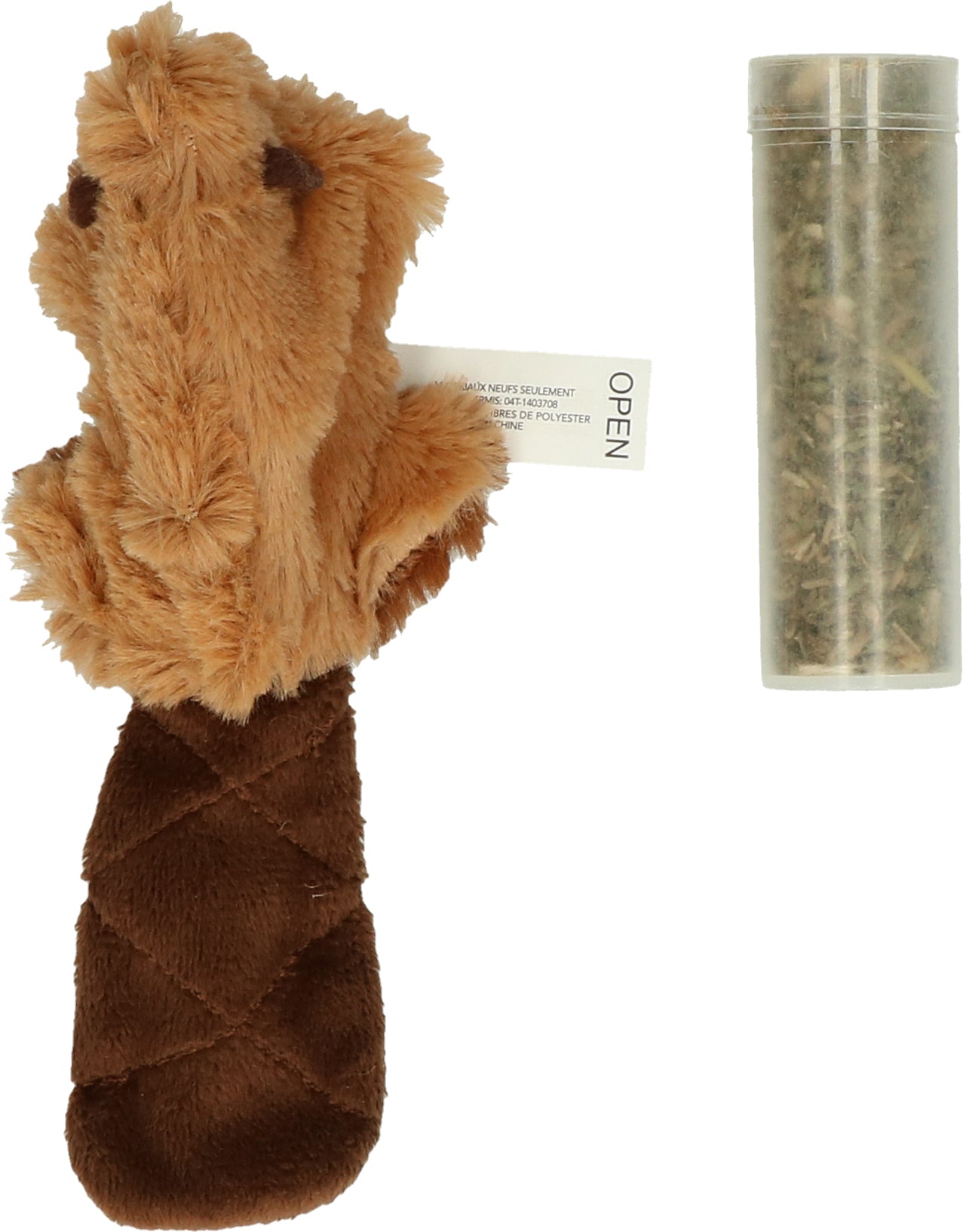 KONG Cat Refillable Catnip Beaver