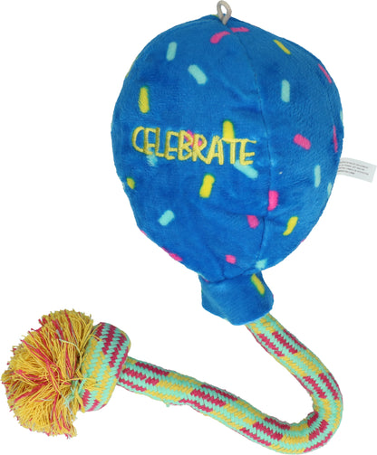 KONG Occasions Birthday Balloon Blue L