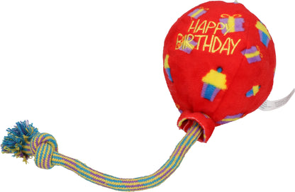 KONG Occasions Birthday Balloon Blue L