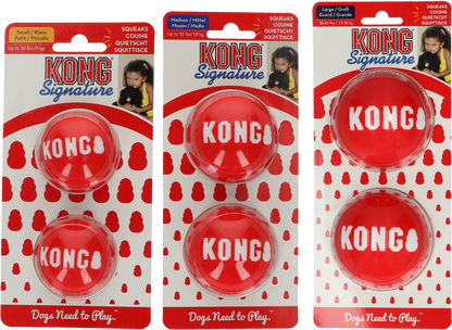 KONG Signature Balls 2-pk Lg