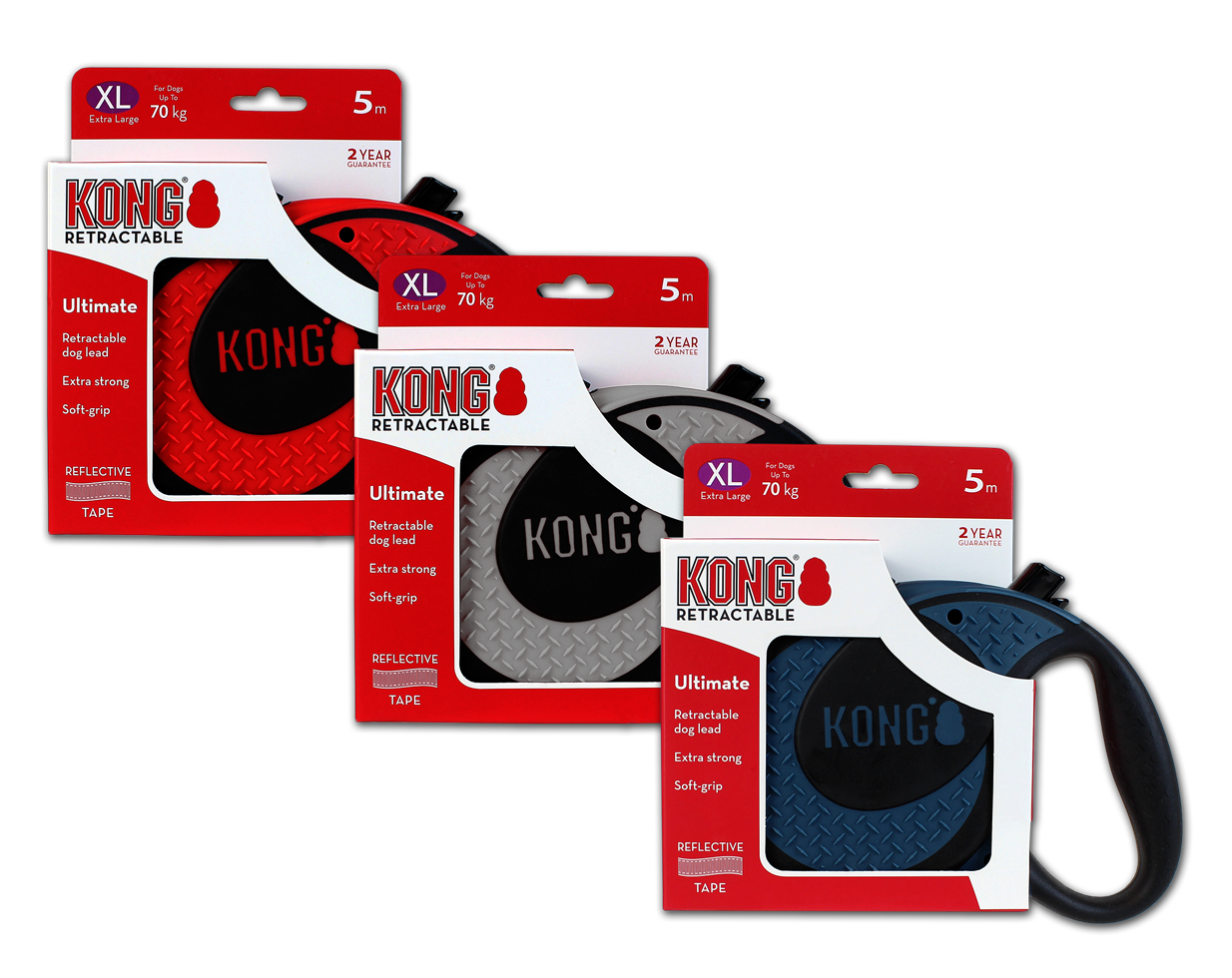 KONG Retractable Leash Ultimate Blue XL (5m/70kg)