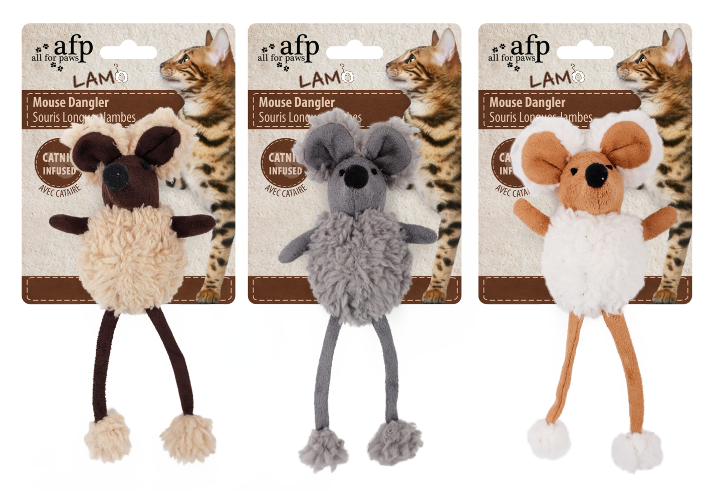 AFP Lambswool-Mouse Dangler