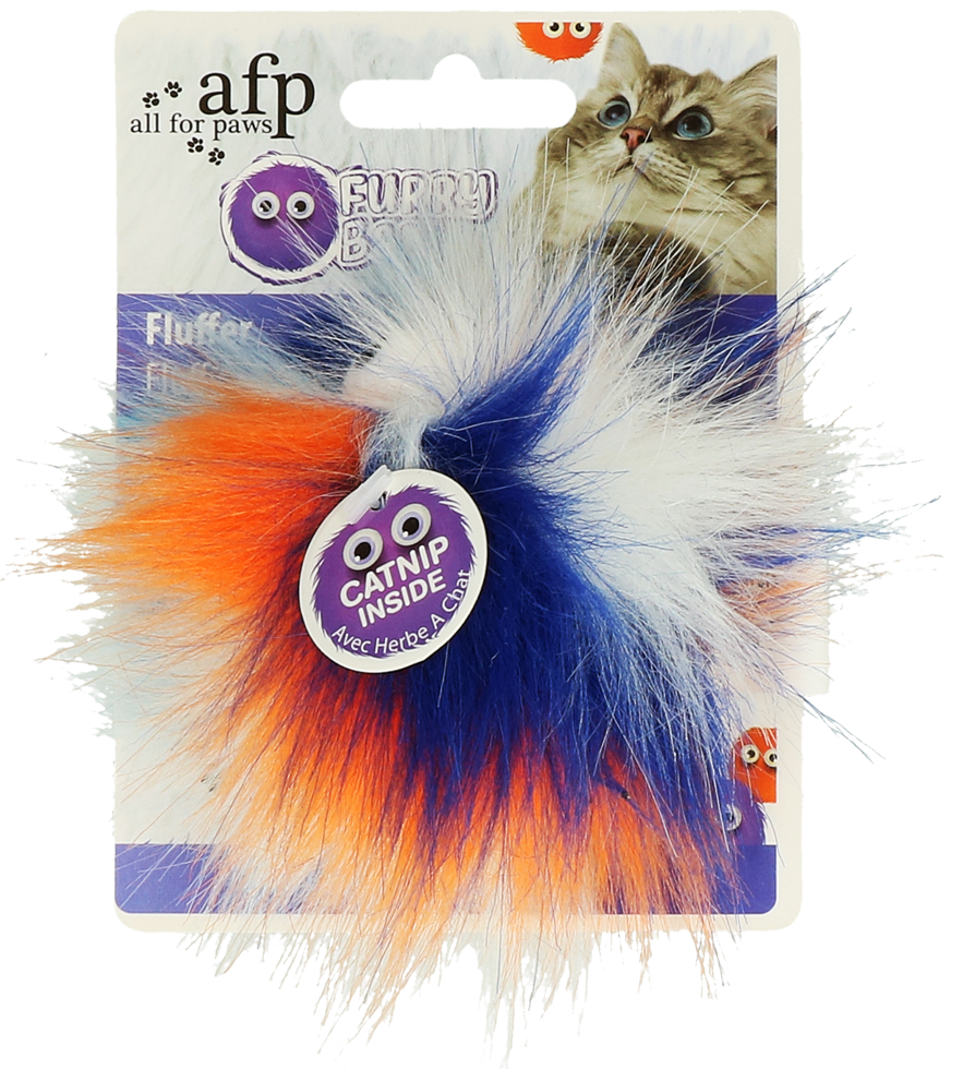 AFP Furry Fluffy Ball Orange