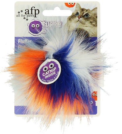 AFP Furry Fluffy Ball Orange