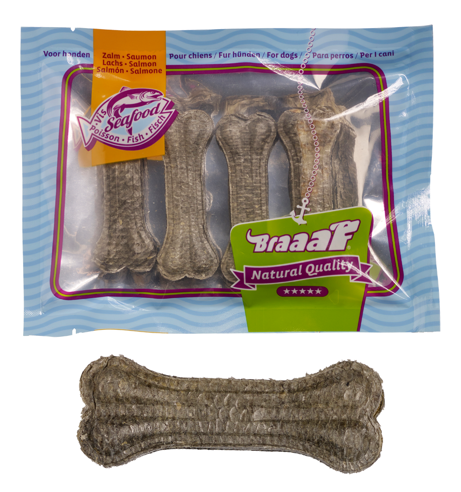 Braaaf Salmon Fish Bones 8 cm (4 pcs)