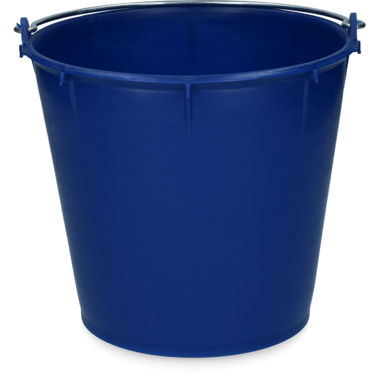 Bucket 7 l with handle dark blue