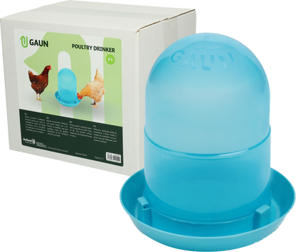 Poultry drinker 2 litres blue