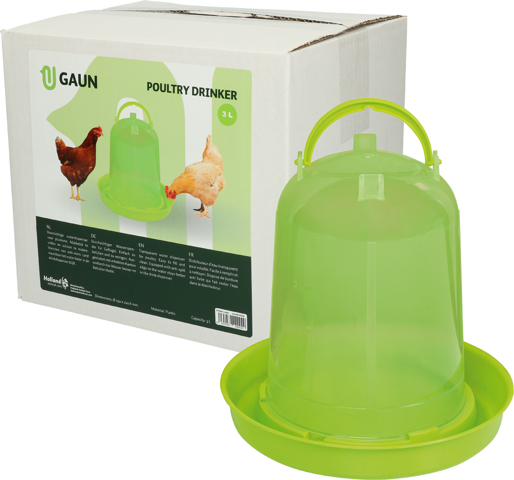 Poultry Drinker 3 l green