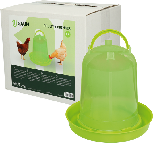 Poultry Drinker 3 l green