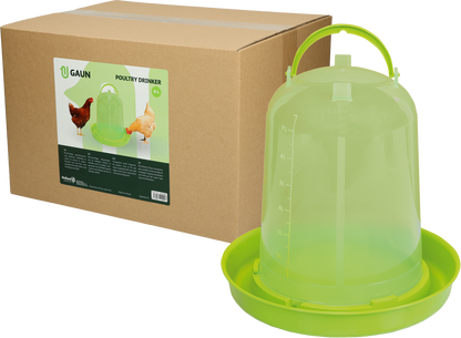 Poultry drinker 8 l green lemon