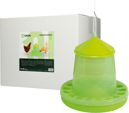 Poultry feeder 4 kg green lemon