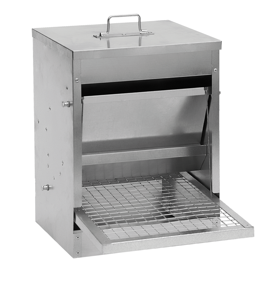 Poultry galvanised feeding station 10 kg