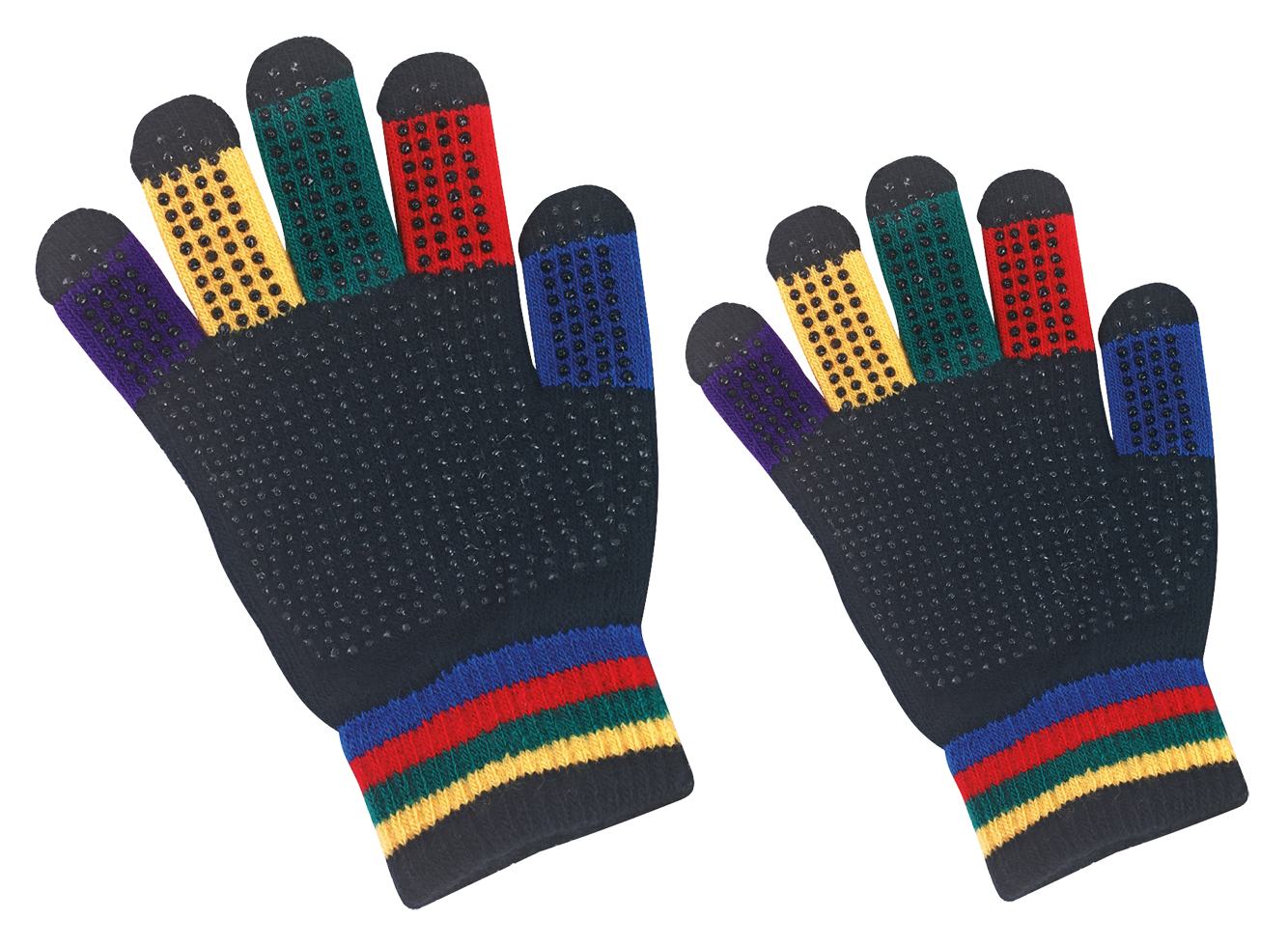 Riding glove Magic Grippy Rainbow kids