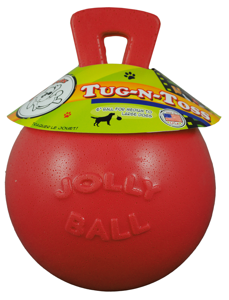 Jolly Tug-n-Toss 10 cm Red