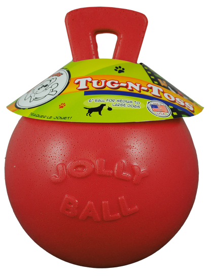 Jolly Tug-n-Toss 10 cm Red