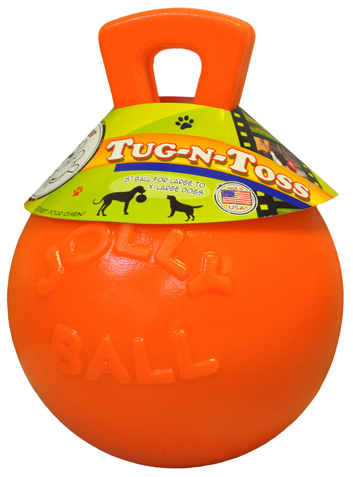 Jolly Tug-n-Toss 10 cm Orange (Vanilla Smell)