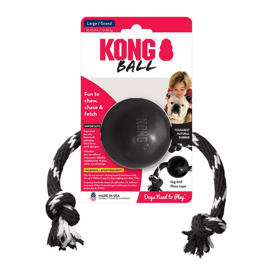 KONG Extreme Ball with rope Lg