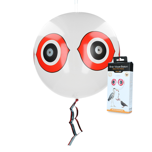 Knock Pest Scare balloon white