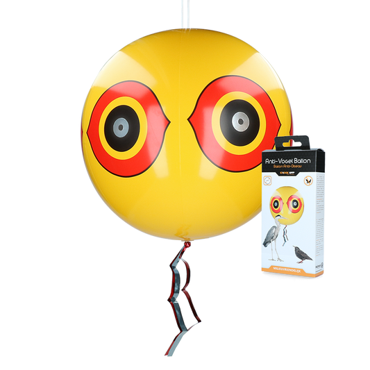 Knock Pest Scare balloon Yellow