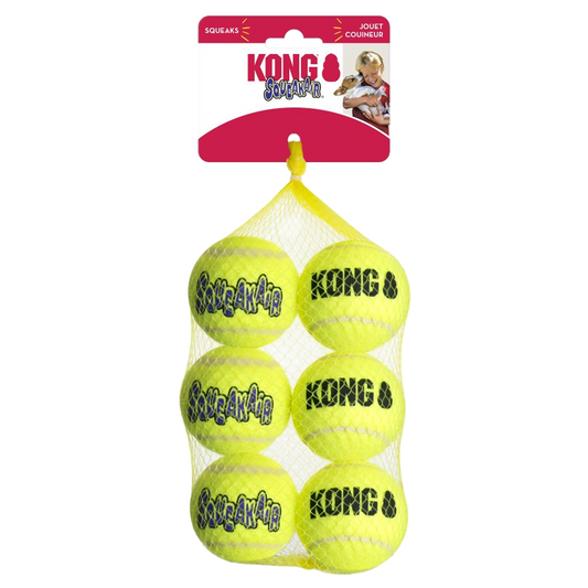 KONG SqueakAir Balls 6-pk Md EU