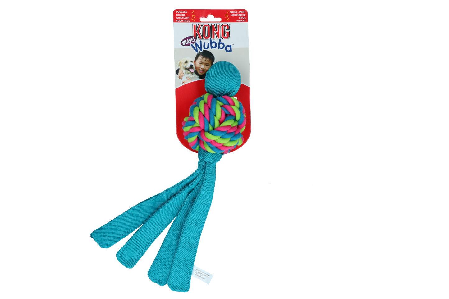 KONG Wubba Weaves Assorted Lg EU